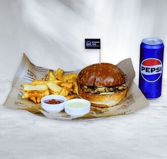 Hit Chicken Cheesburger Menü görseli