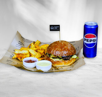 Hit Single Burger Menü görseli