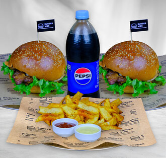 2'Li Hit Classic Chicken Burger Menü görseli