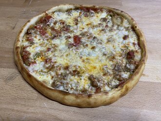 Kuşbaşı Kaşarlı Pide (Yuvarlak) görseli