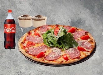 Büyük Boy Pizza & Sufle Menü görseli
