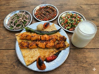 Tavuk Şiş Menü (300 G) görseli