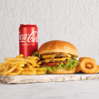 Double Burger Menü 2 görseli