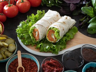 Doritoslu Çıtır Çiğ Köfte Dürüm görseli