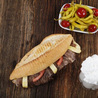 Tam Ekmek Double Et Döner (150 G) görseli