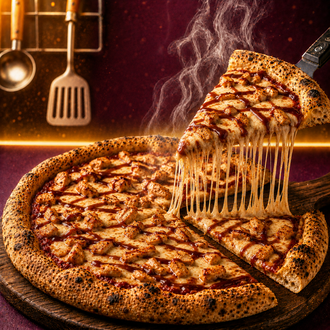 Barbekü Soslu Pizza (Büyük) görseli