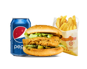 105 - Chicken Burger Menü görseli