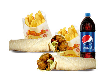 135 - İkiz Chicken Roll Menü görseli