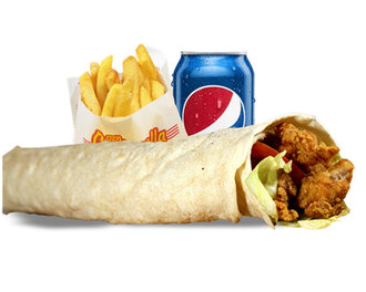 136 - Chicken Roll Menü görseli