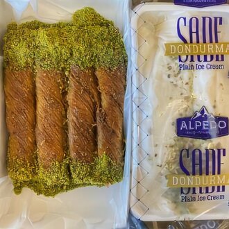 Burma Kadayıf (500 Gr.) & Maras Sade Dondurma (500 Gr.) görseli
