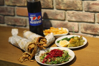 3'Lü Ekonomik Tavuk Döner Dürüm Menü görseli