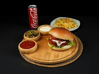 Double Tavuk Burger Menü görseli