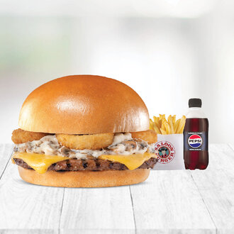 Mushroom Star Cheeseburger Menü görseli