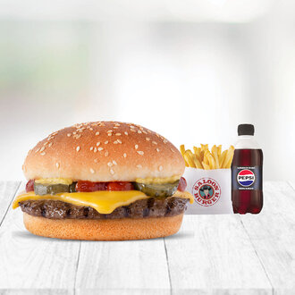 Cheeseburger Menü görseli