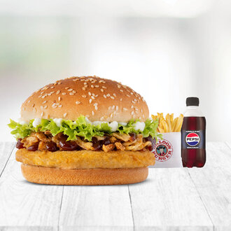 Çıtır Soğanlı Chicken Burger Menü görseli