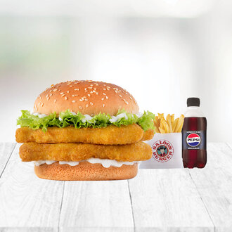 Double Çiko Tavuk Burger Menü görseli