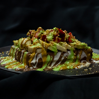 Karamel Fıstık Waffle görseli