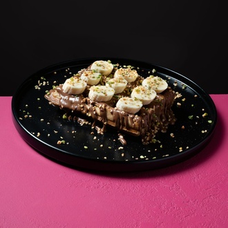 Sütlü Çikolatalı Muzlu Waffle görseli