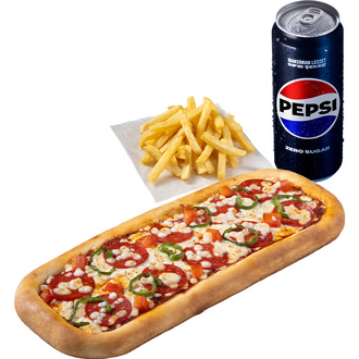Pan Pizza Menü + Patates görseli