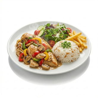Tavuk Pepper Steak görseli
