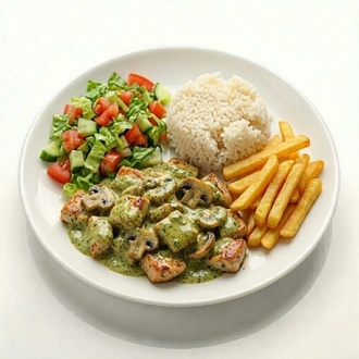 Pesto Soslu Tavuk görseli