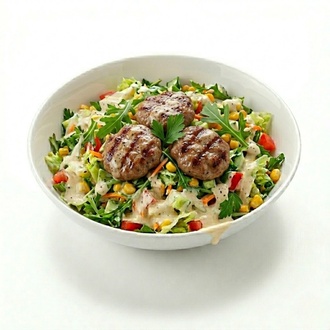 Köfteli Salata görseli