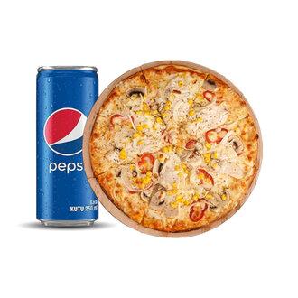 Tavuklu Pizza (Orta) Menü görseli