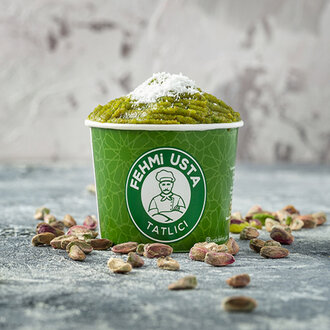 Dondurmalı Antep Fıstıklı İrmik Helvası (Orta) görseli