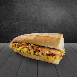 Yarım Ekmek Tavuklu Patso görseli