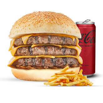 Triplex Burger Menü görseli