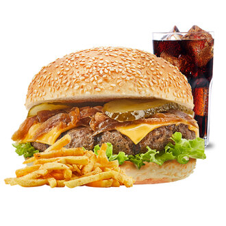 Medium Cheese Burger Menü görseli