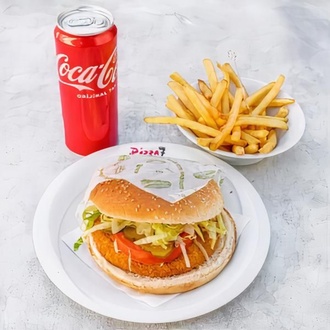 Chicken Burger Menü görseli