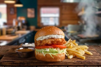 Çıtır Tavuk Burger görseli