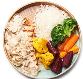 Mantar Soslu Izgara Tavuk görseli