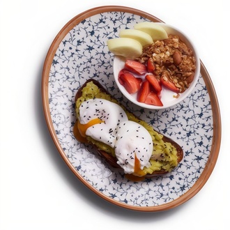 Avokadolu Poşe Yumurta görseli