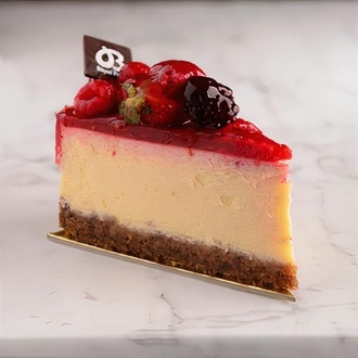 Frambuazlı Yeşil Limonlu Cheesecake görseli
