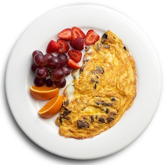 Mantarlı Kaşar Peynirli Omlet görseli