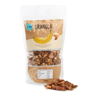 Beyaz Fırın Yapımı Şeker İlavesiz Granola görseli