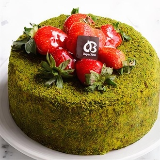 Fıstıklı Çilekli Pasta (No.0) görseli