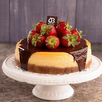 Çilekli Çikolatalı Cheesecake (No.1) görseli