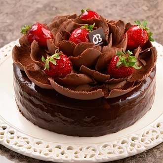 Çilekli Çikolatalı Delis Pasta (No.1) görseli