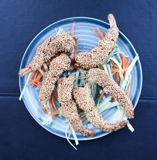 Vietnam Usulü Susamlı Karides görseli