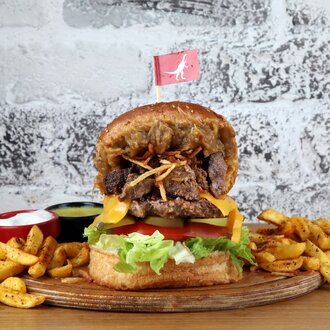 T-rex Burger görseli