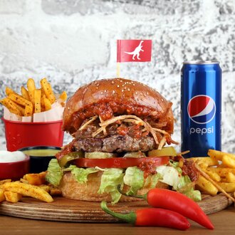 Dinomite Burger Menü görseli