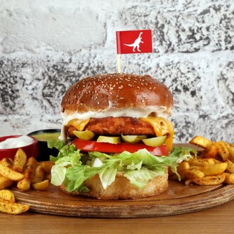 Chicken Cheese  Burger görseli