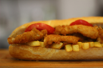 Schnitzel Sandwich (18 Cm.) görseli
