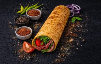 İskenderun Usulü Tavuk Döner Dürüm görseli