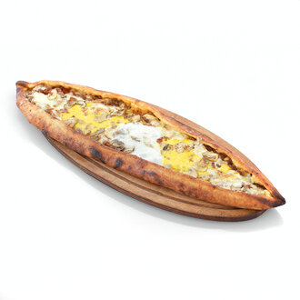 Mantarlı Yumurtalı Pide (Açık) görseli