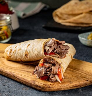 Hatay Usulü Soslu Et Döner Dürüm Menü görseli