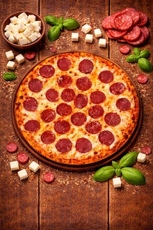 Berlin (Sucuklu) Pizza (Küçük Boy) görseli